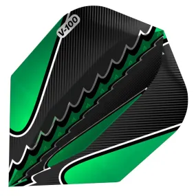 30-1823 Viper V-100 Flux Flights Standard Black / Green