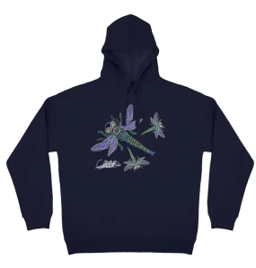 Adults Cozy Hoodie - Dragonfly By Craig Everett