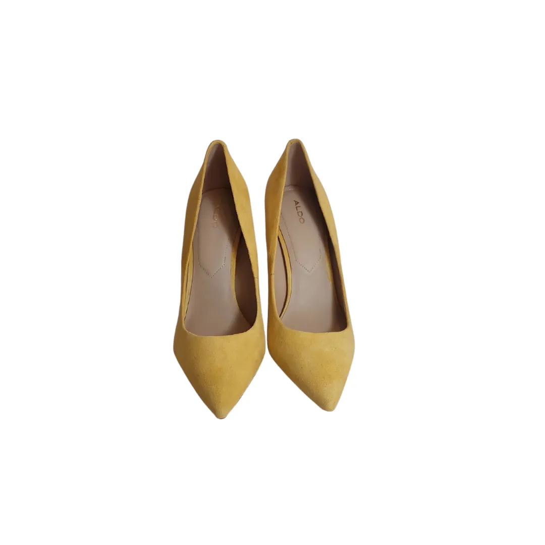 ALDO Yellow Suede Sophy Pointed Pumps | Like new |