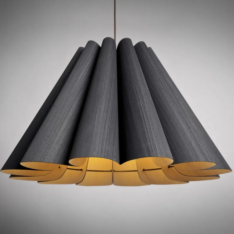 Artistic Flexible Wood Veneer Pendant