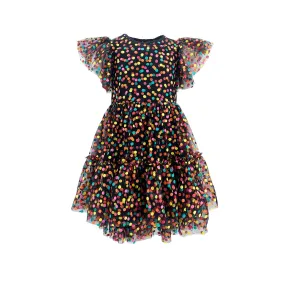 Black Funfetti Surprise Dress