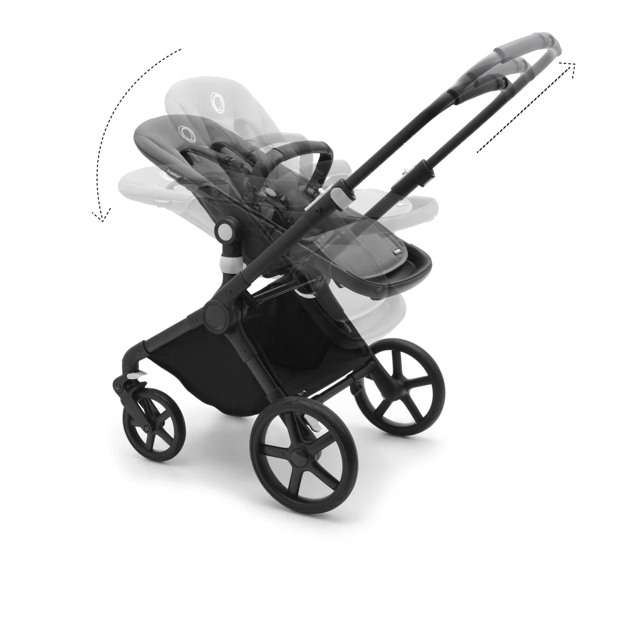 Bugaboo Fox Cub Cabriofix i-Size Travel System - Black/Midnight Black