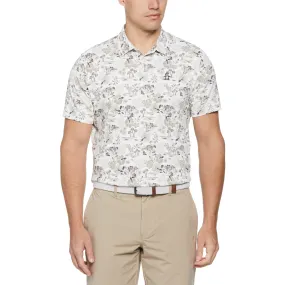 Chi Chi Allover Floral Print Golf Polo