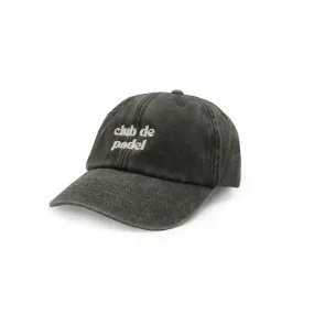 Club de Padel Washed Cap - Washed Black