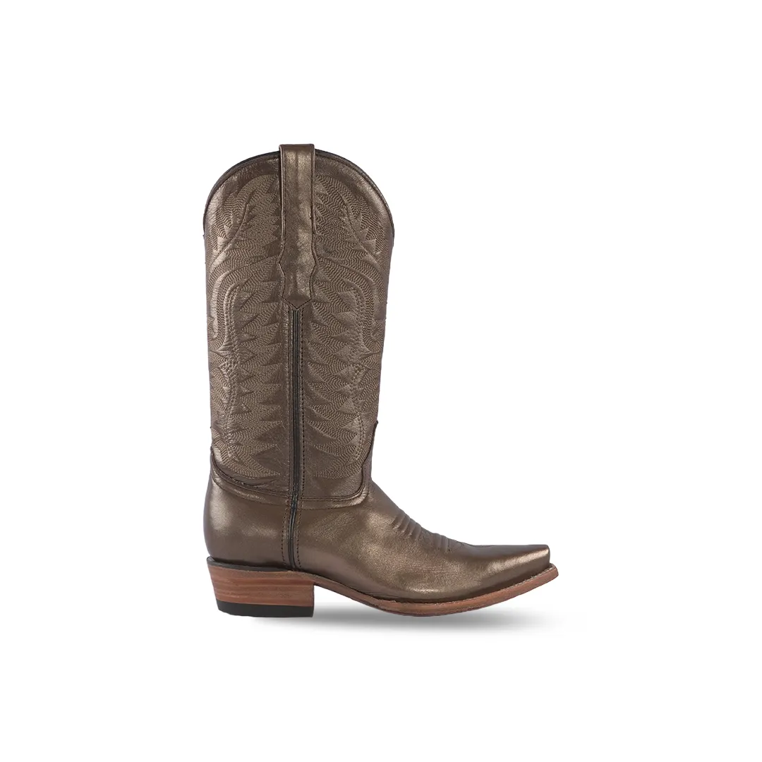 Country Womens Western Boot Nacar Bronze Retro E812