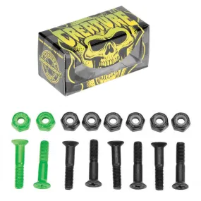 Creature Skateboard Bolts CSFU Phillips Indy 1" Black/Green