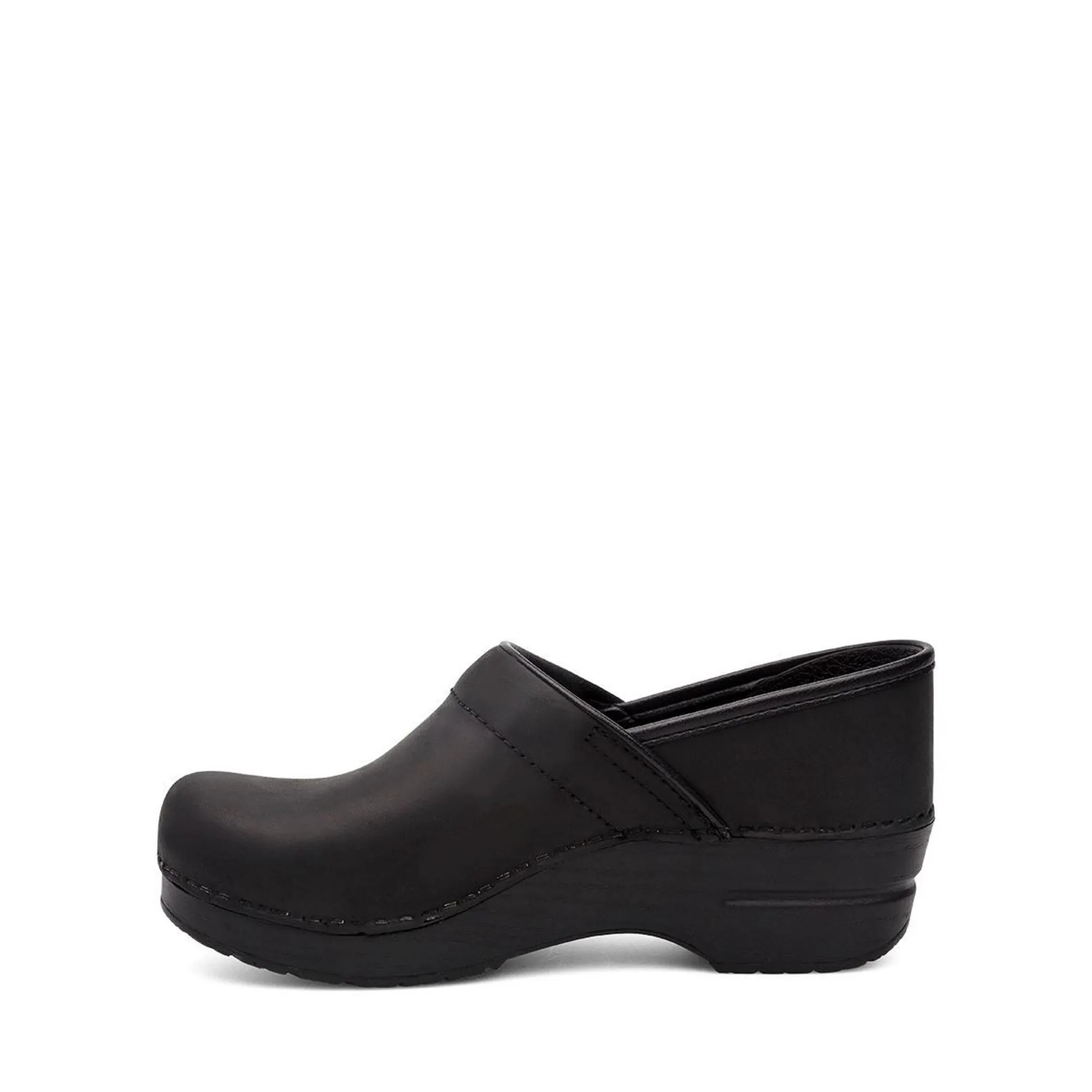 DANSKO Narrow Professional Black Oiled Leather Clogs