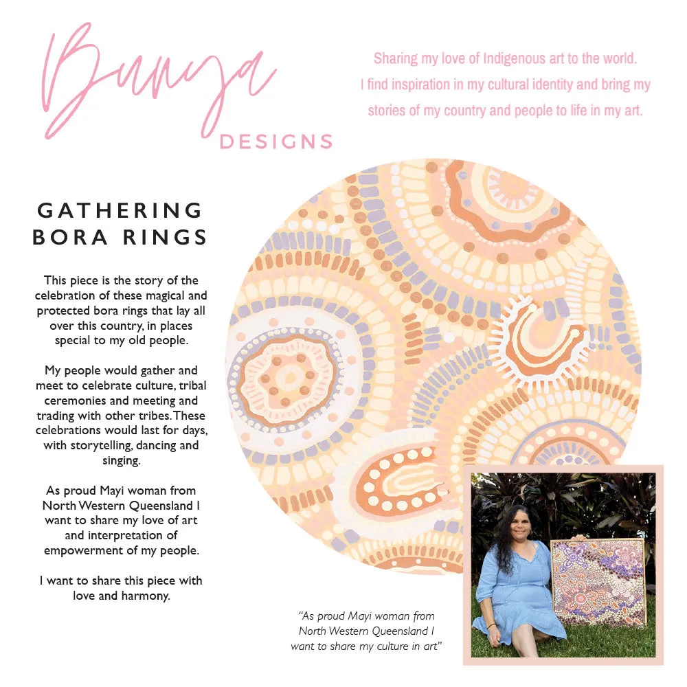 Gathering Bora Rings Pastel II - Art Print by Leah Cummins