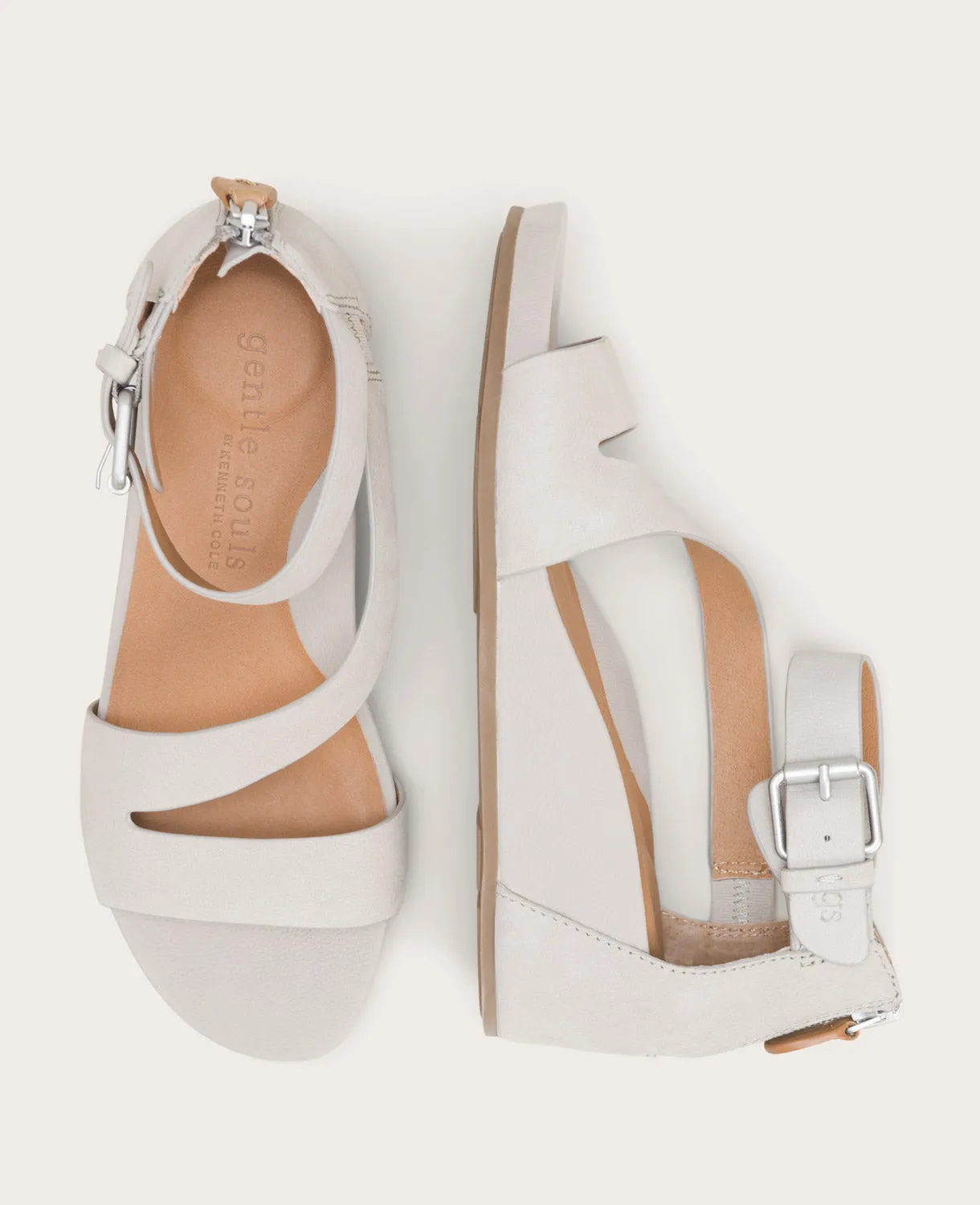 GENTLE SOULS - Gwen Leather Wedge Sandal