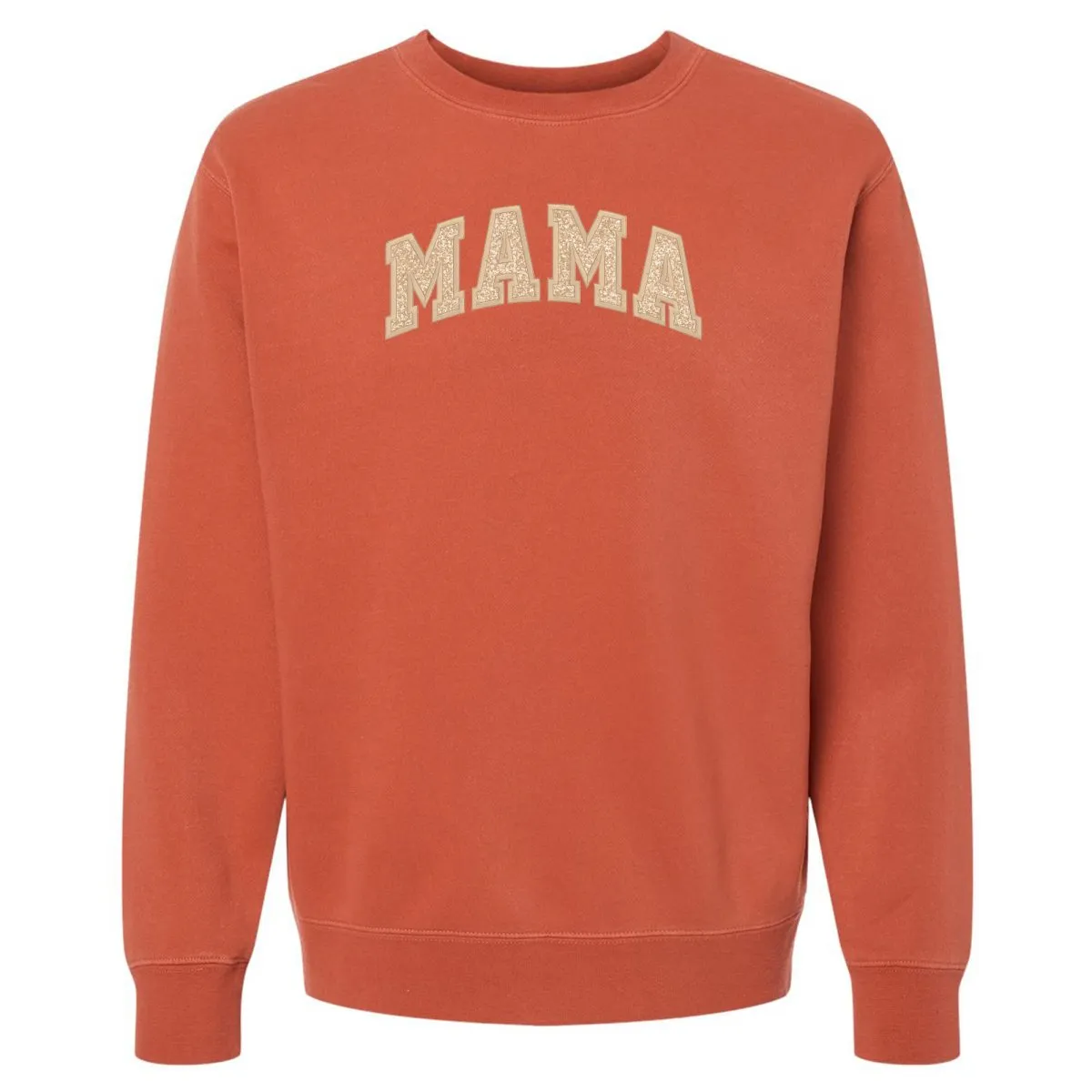 Glitter Embroidery ‘Mama’ Cozy Crew