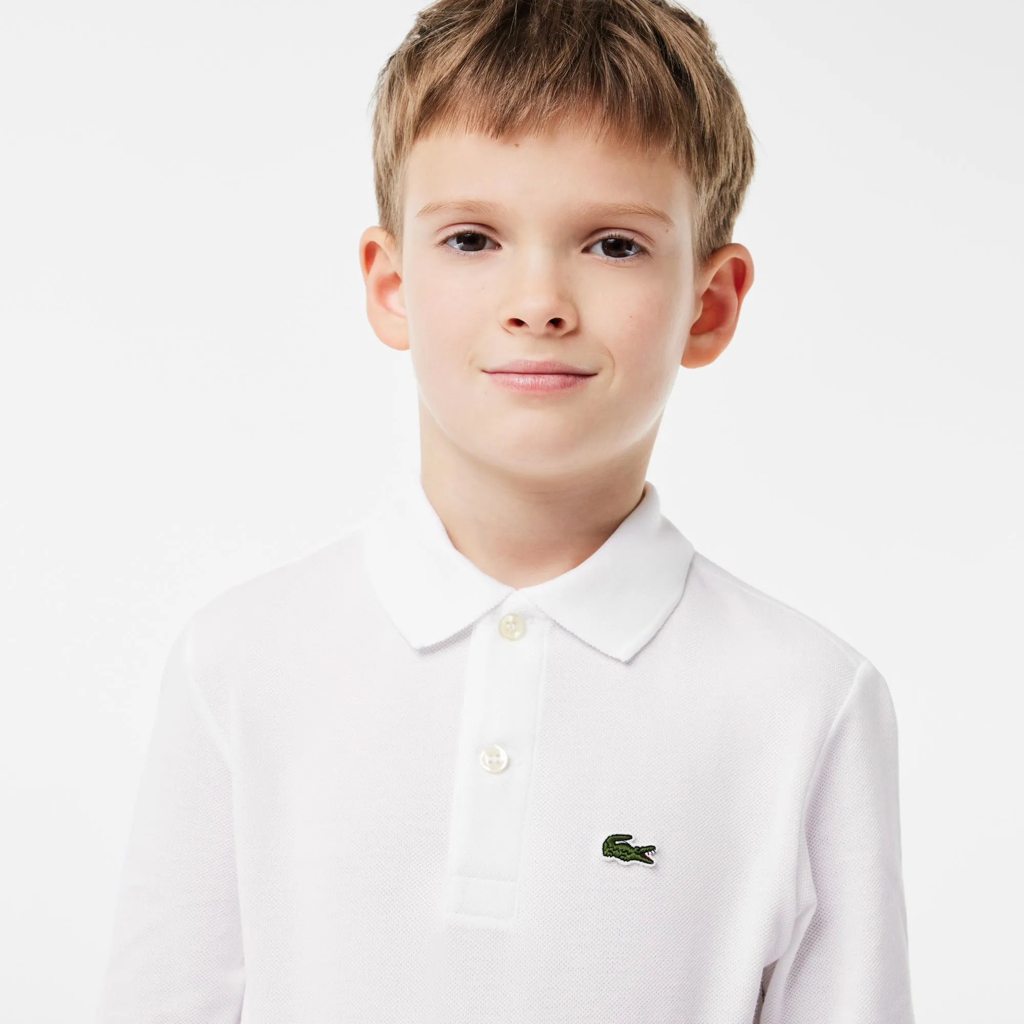 Kids' Lacoste Regular Fit Petit Piqué Polo Shirt