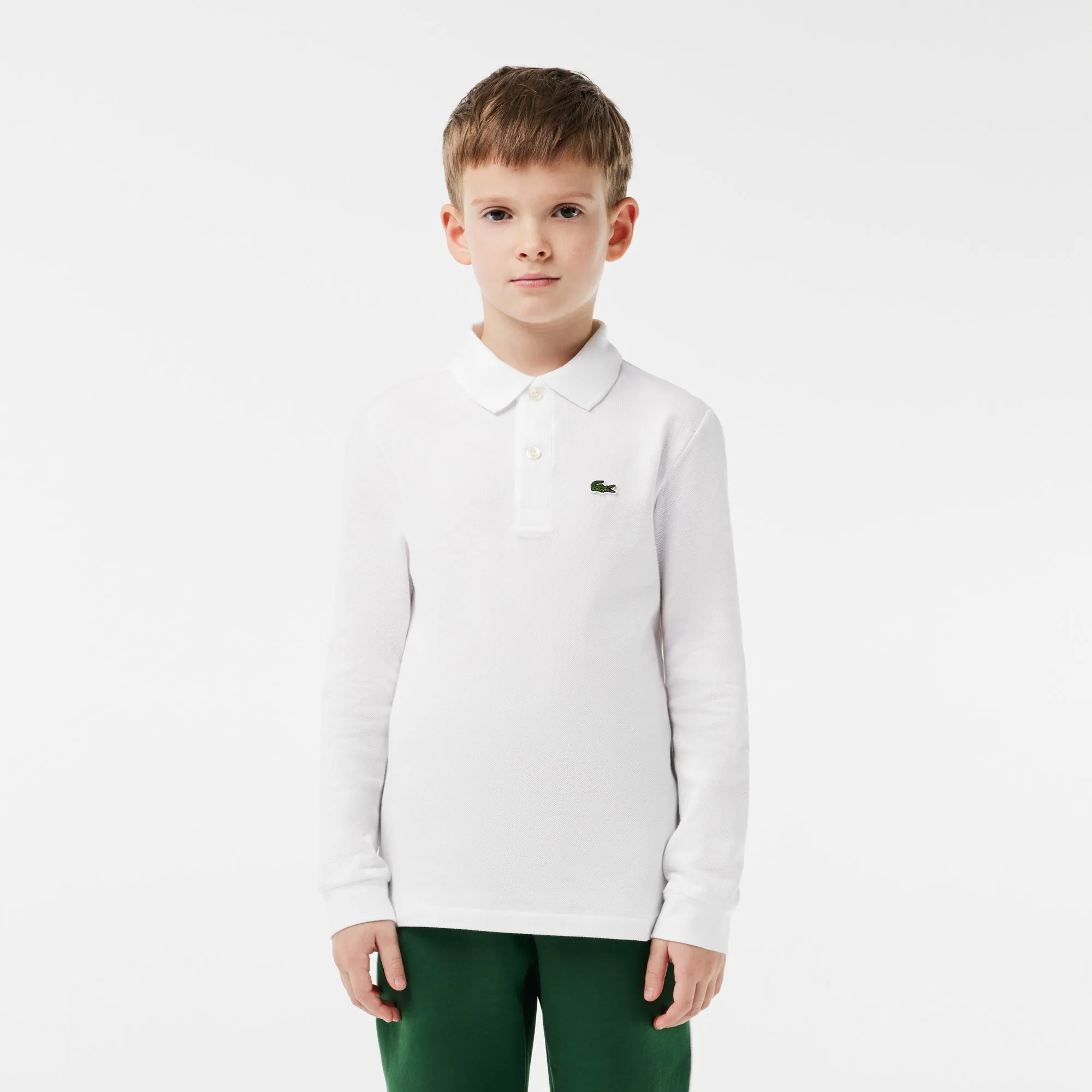 Kids' Lacoste Regular Fit Petit Piqué Polo Shirt