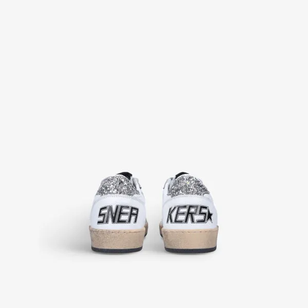 Leather low-top sneakers Ball Star 11325 Golden Goose, white