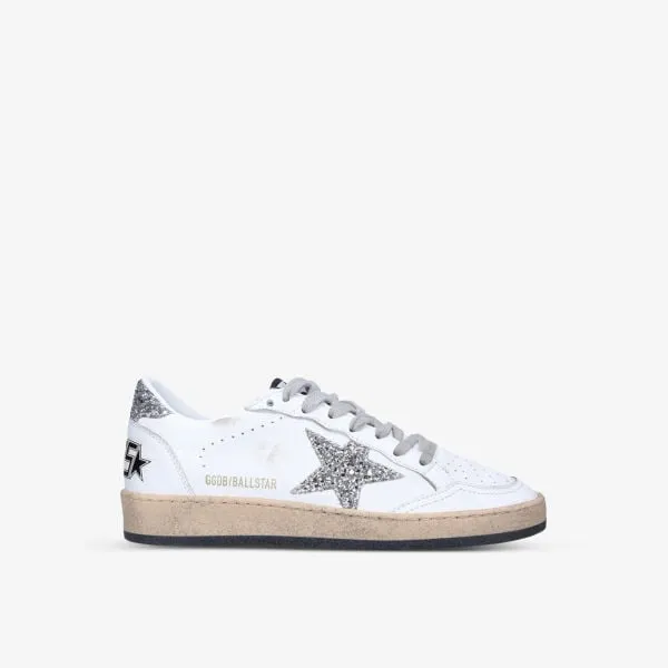 Leather low-top sneakers Ball Star 11325 Golden Goose, white