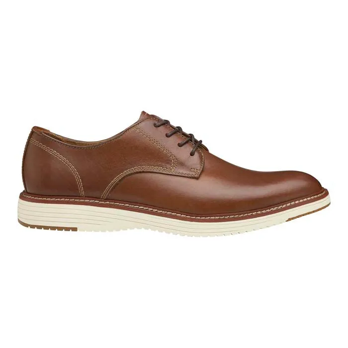 Mens Johnston & Murphy Upton Plain Toe in Tan Full Grain