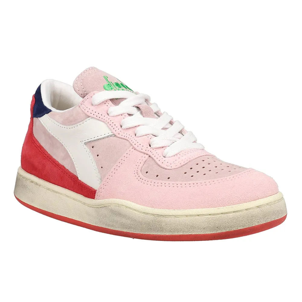 Mi Basket Low Lampone Italia Lace Up Sneakers