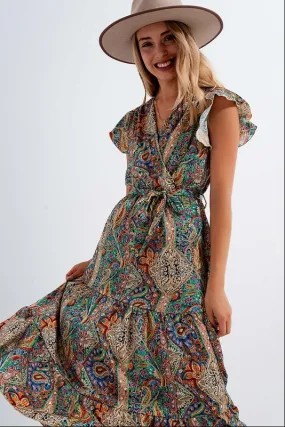 Multichrome Paisley Maxi