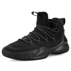 PEAK Men Court Basketball Shoes Cushioning Sneakers Black DA830551