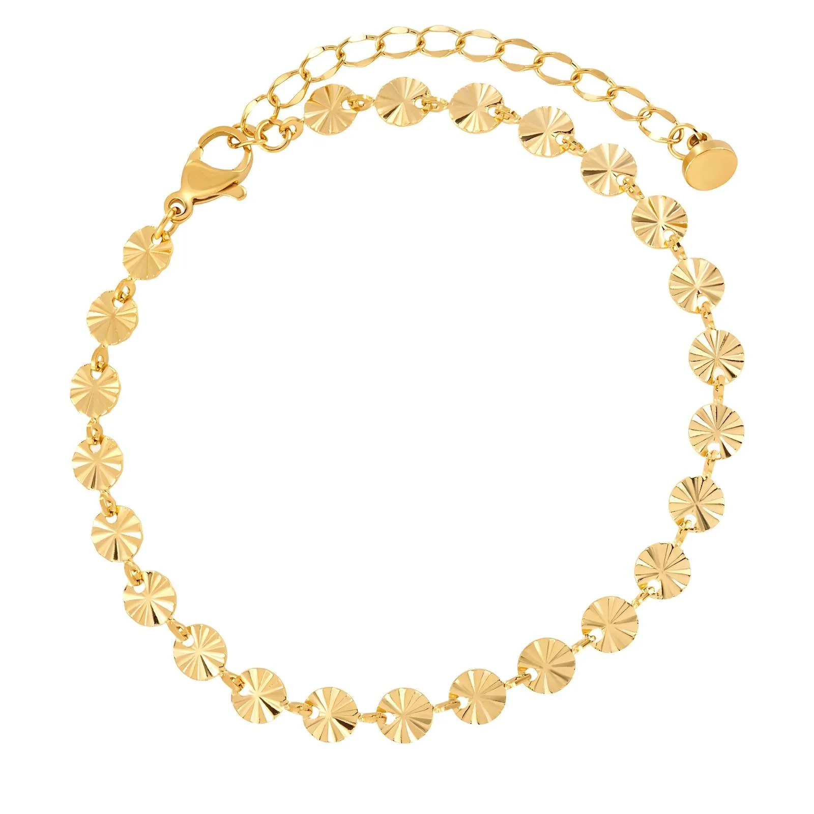 Reriti Intensity 18K gold plated Flower Chain Bracelet