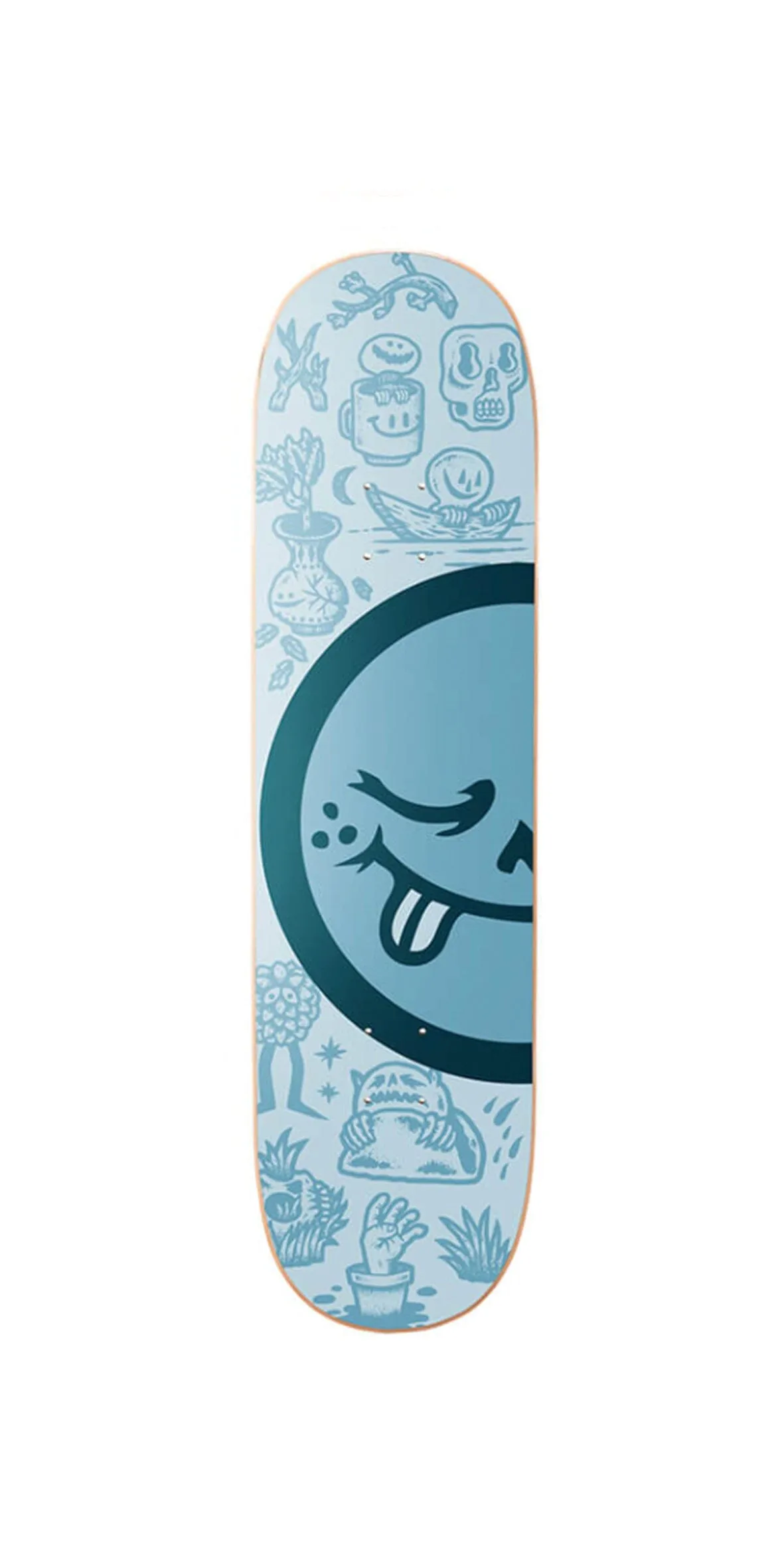 ROGER Half Roger 8.0 x 31.44" High Concave Skateboard Deck - Tabla